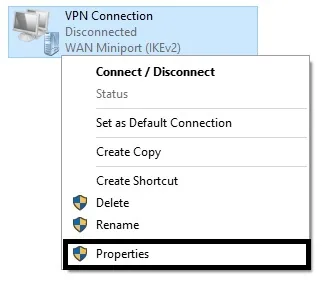 VPN Properties